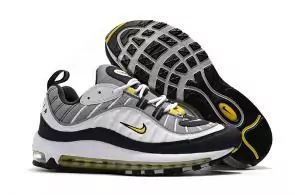 nike air max 98 team model yellow logo white